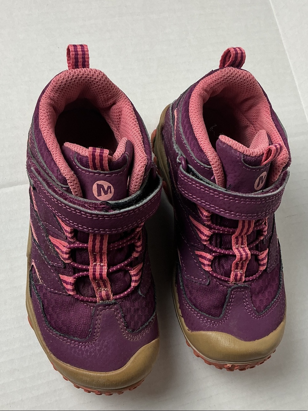 Merrell Kids Purple and Pink Hiking Sneakers 10.5M - Picture 6 of 7